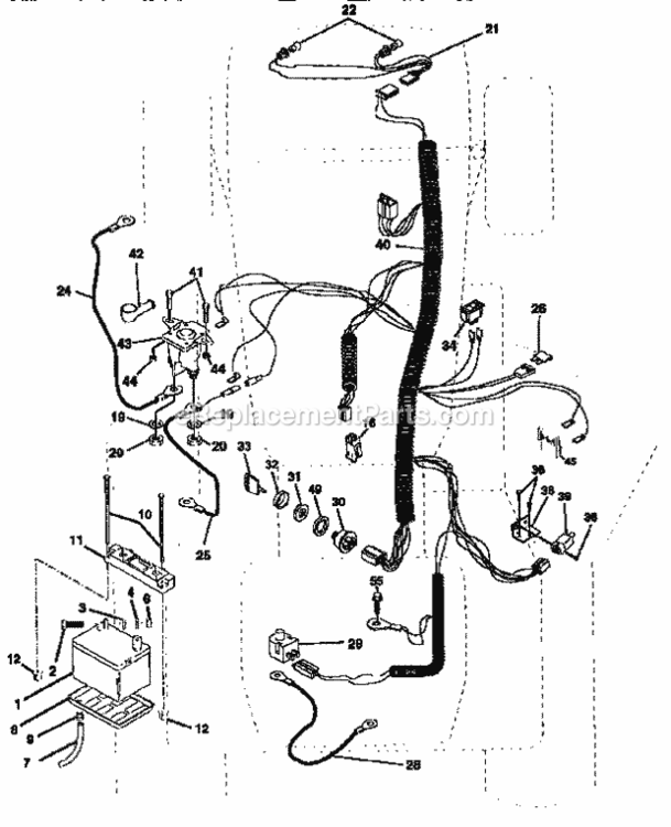 Page A Diagram and Parts List for 917256583  Craftsman Lawn Tractor