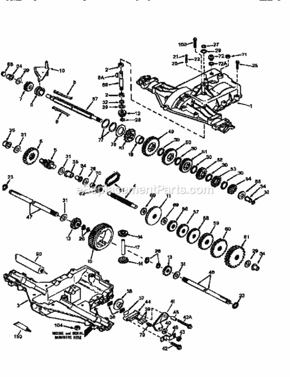 Page V Diagram and Parts List for 917256583  Craftsman Lawn Tractor