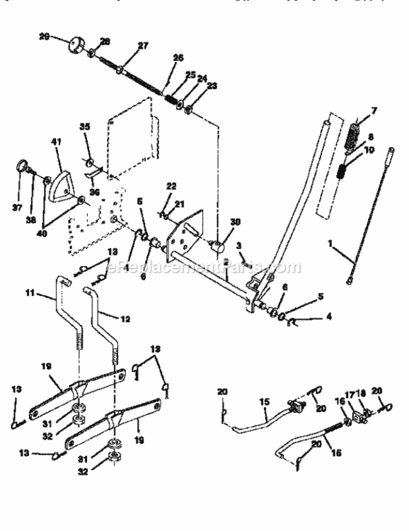 Page I Diagram and Parts List for 917256600  Craftsman Lawn Tractor