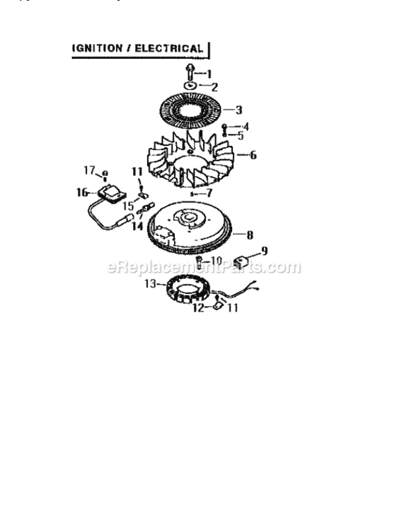 Page U Diagram and Parts List for 917256610  Craftsman Lawn Tractor