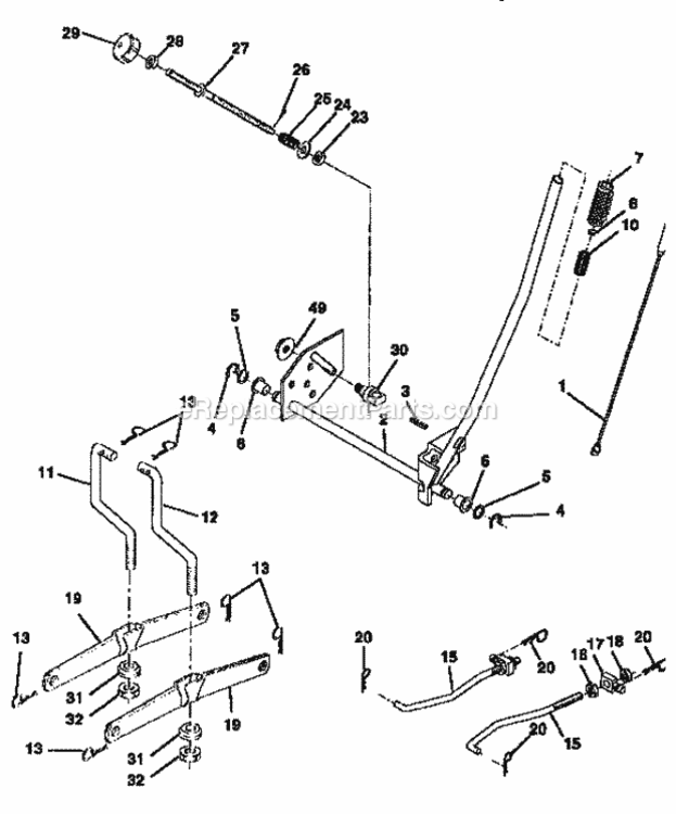 Page I Diagram and Parts List for 917256690  Craftsman Lawn Tractor