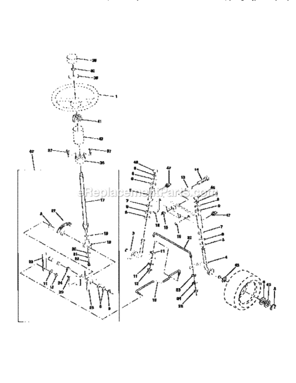 Page D Diagram and Parts List for 917256700  Craftsman Lawn Tractor