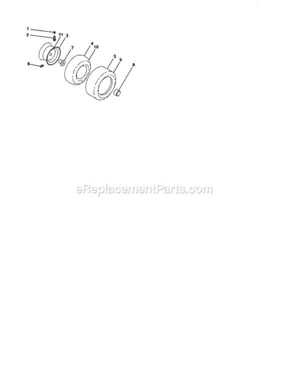 Page J Diagram and Parts List for 917256791  Craftsman Lawn Tractor