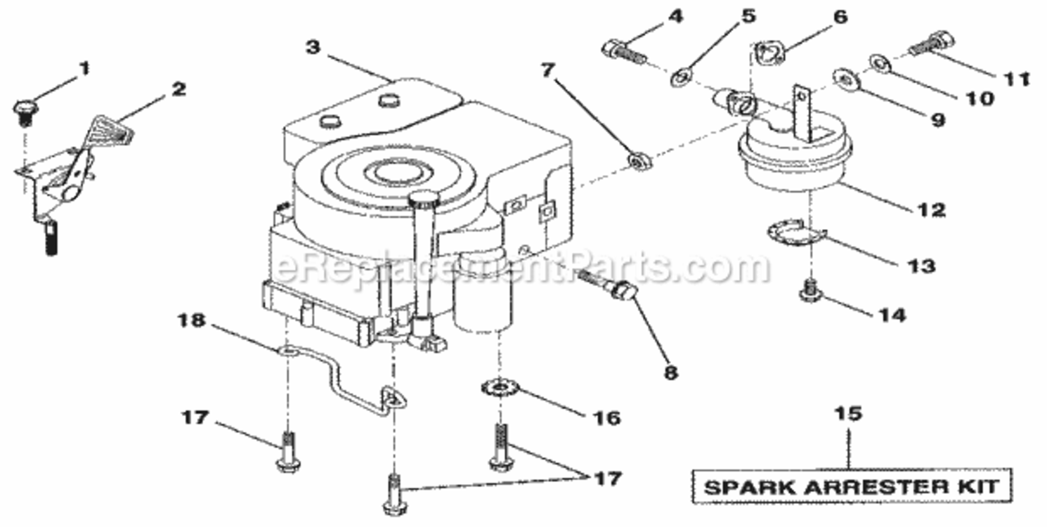 Page L Diagram and Parts List for 917256820  Craftsman Lawn Tractor