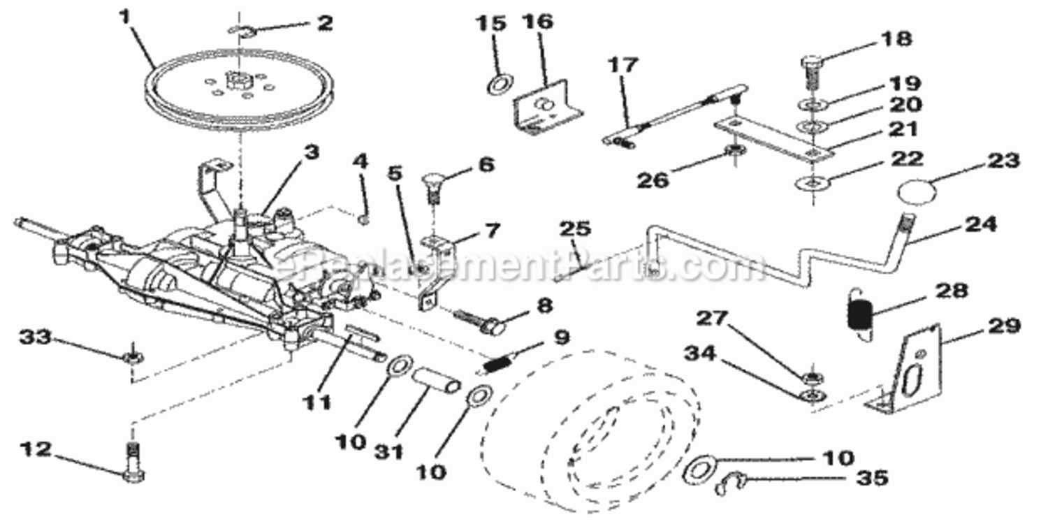 Page N Diagram and Parts List for 917256820  Craftsman Lawn Tractor
