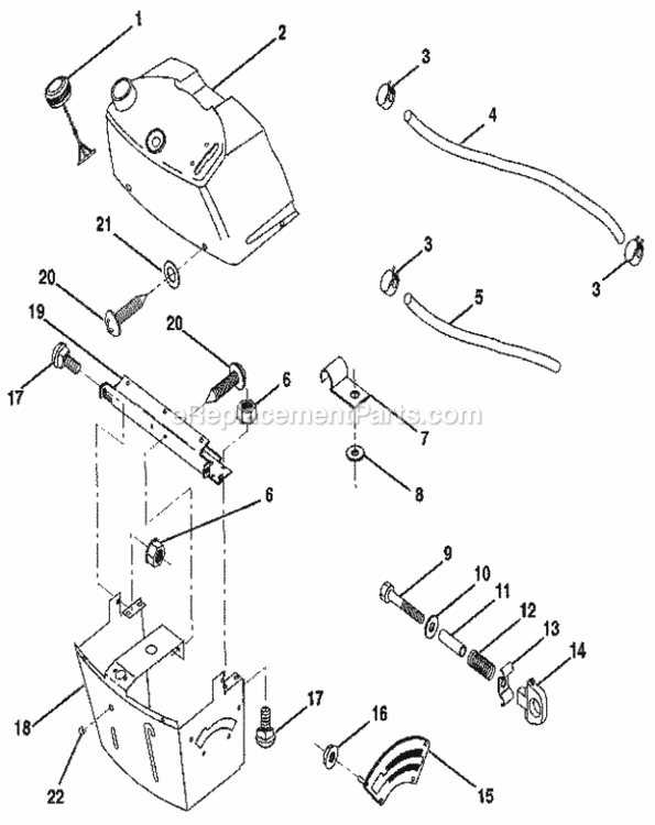 Page G Diagram and Parts List for 917256820  Craftsman Lawn Tractor