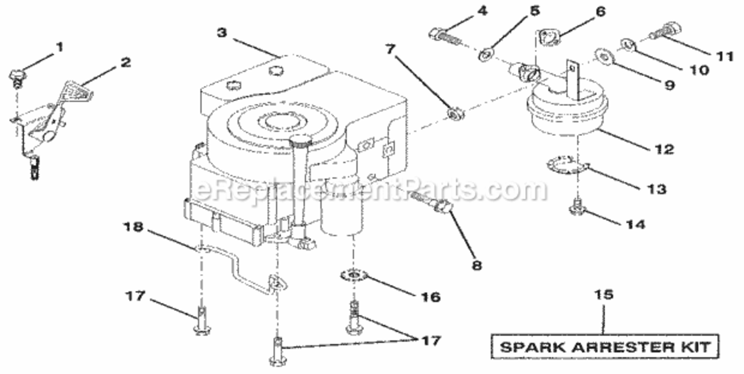 Page L Diagram and Parts List for 917256850  Craftsman Lawn Tractor