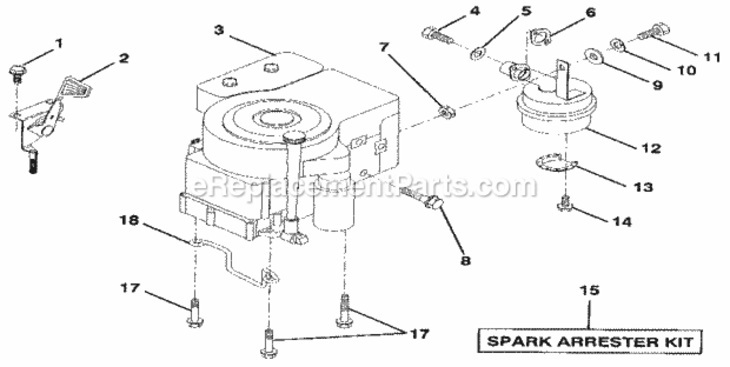 Page L Diagram and Parts List for 917256851  Craftsman Lawn Tractor