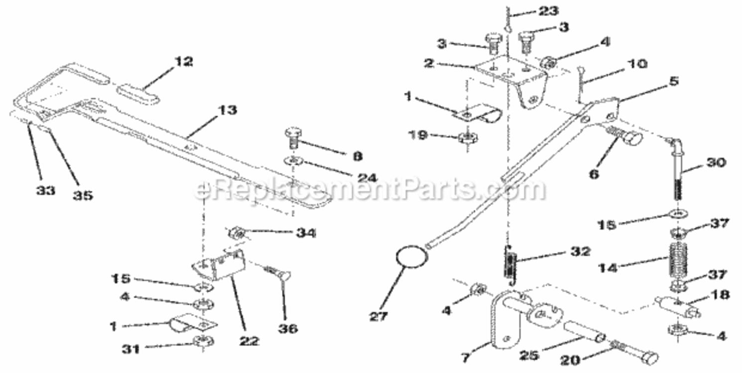 Page M Diagram and Parts List for 917256880  Craftsman Lawn Tractor