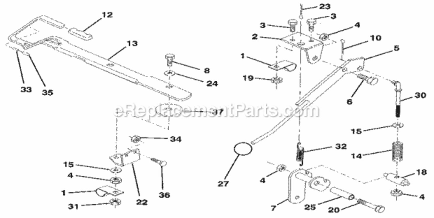 Page O Diagram and Parts List for 917256881  Craftsman Lawn Tractor