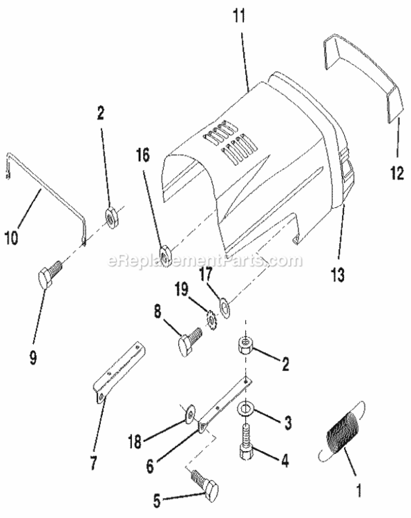 Page D Diagram and Parts List for 917256920  Craftsman Lawn Tractor