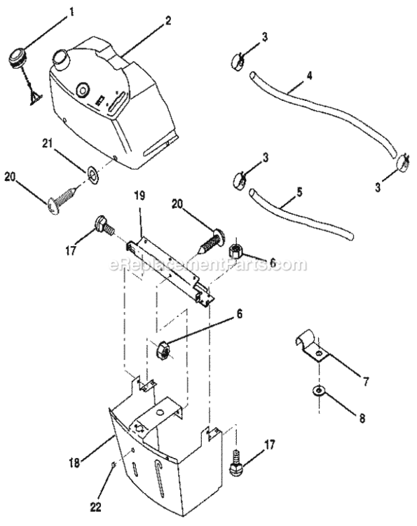 Page G Diagram and Parts List for 917256921  Craftsman Lawn Tractor
