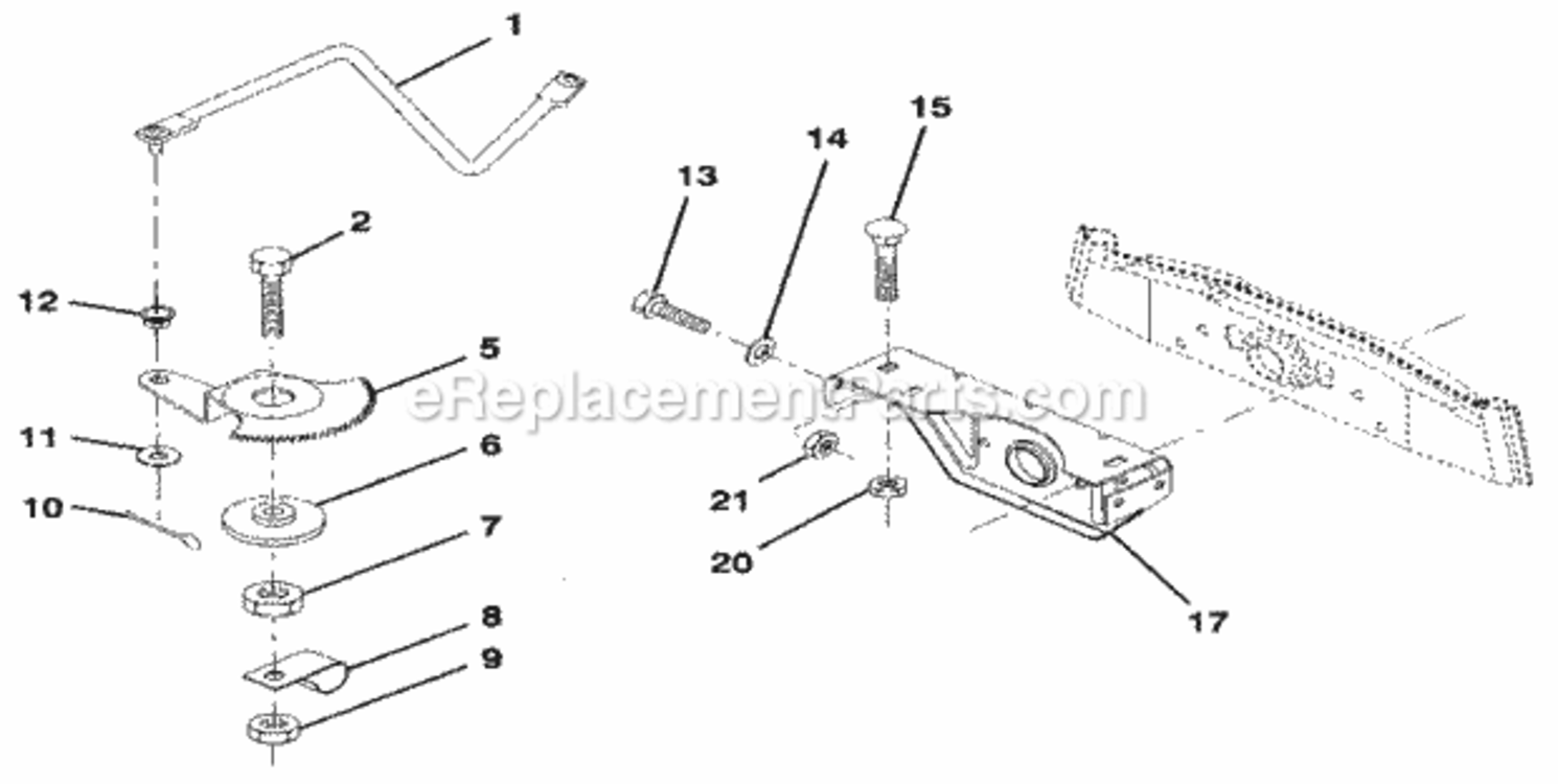 Page I Diagram and Parts List for 917256921  Craftsman Lawn Tractor