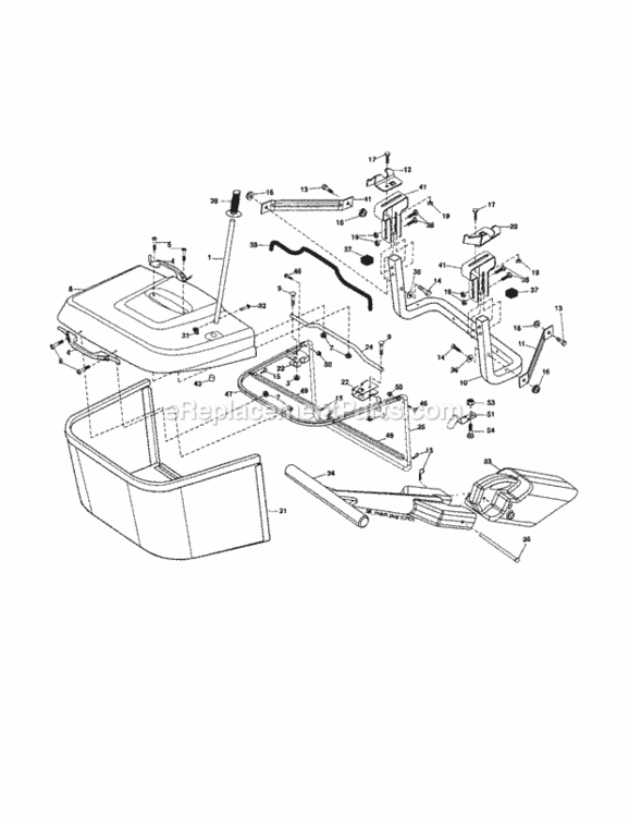 Page K Diagram and Parts List for 917256970  Craftsman Lawn Tractor