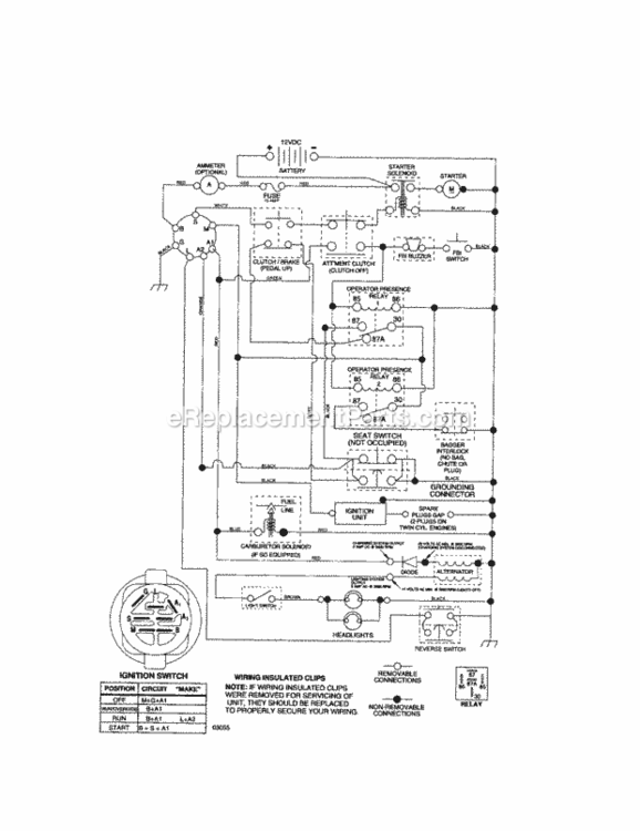 Page L Diagram and Parts List for 917256990  Craftsman Lawn Tractor