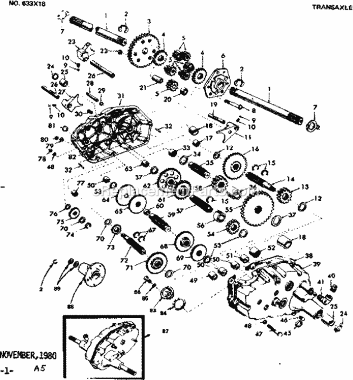 Page I Diagram and Parts List for 917257082  Craftsman Lawn Tractor