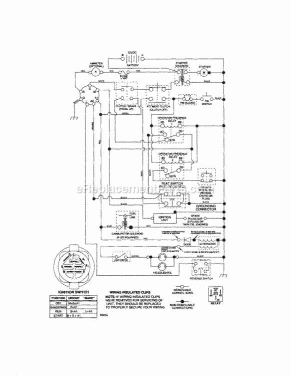 Page L Diagram and Parts List for 917257161  Craftsman Lawn Tractor
