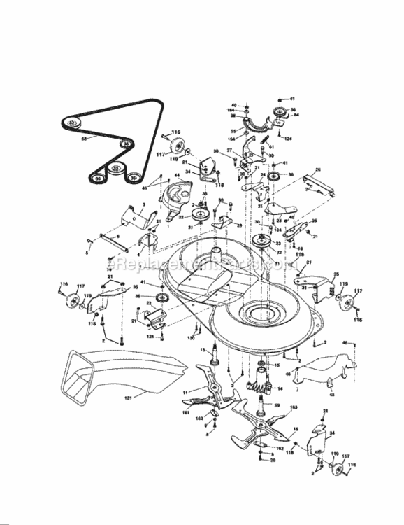 Page I Diagram and Parts List for 917257251  Craftsman Lawn Tractor