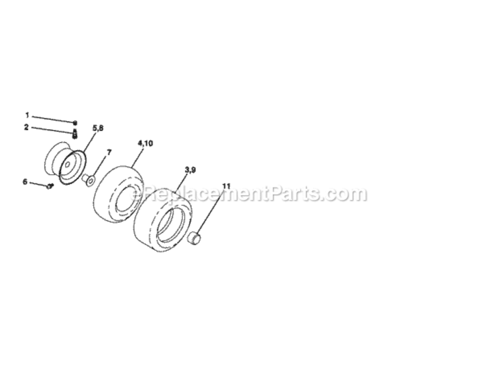 Page G Diagram and Parts List for 917257252  Craftsman Lawn Tractor