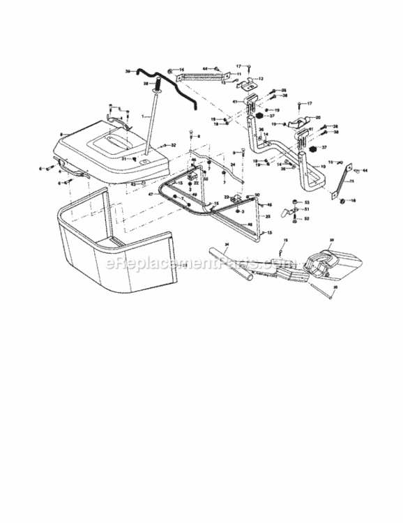 Page K Diagram and Parts List for 917257260  Craftsman Lawn Tractor