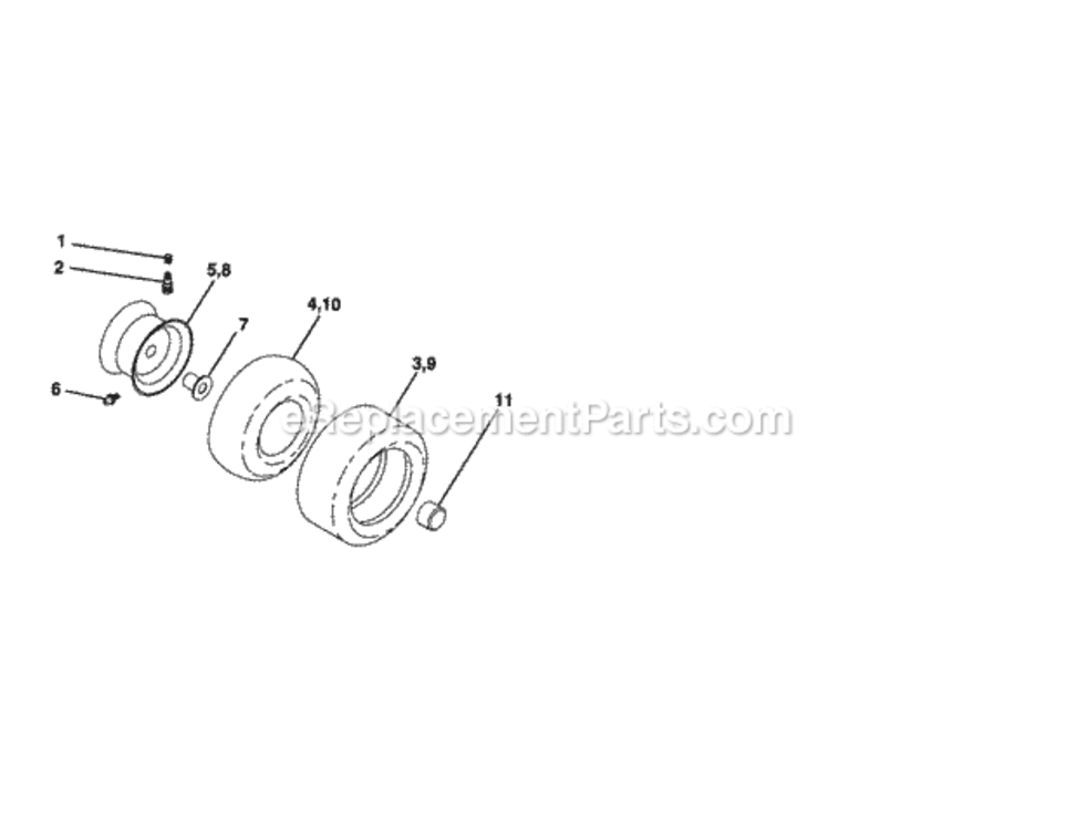 Page G Diagram and Parts List for 917257260  Craftsman Lawn Tractor