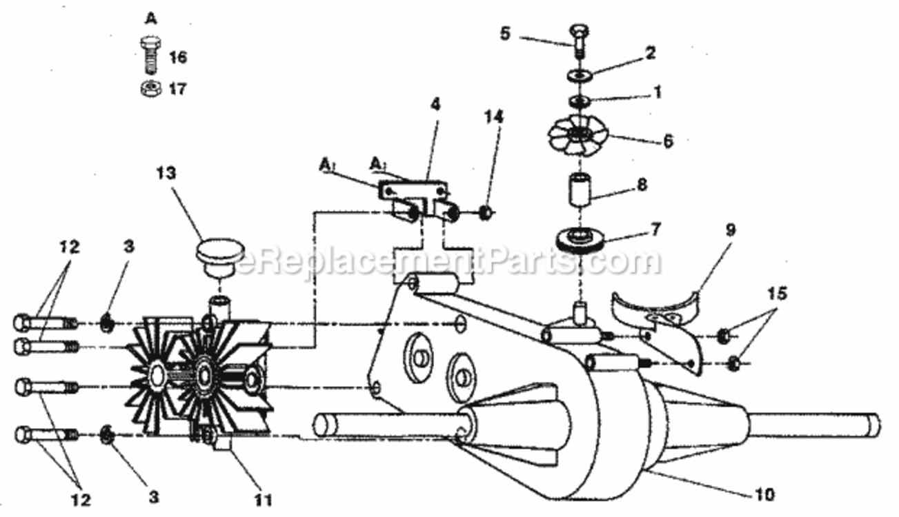 Page G Diagram and Parts List for 917257360  Craftsman Lawn Tractor