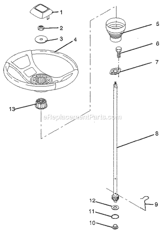 Page F Diagram and Parts List for 917257460  Craftsman Lawn Tractor
