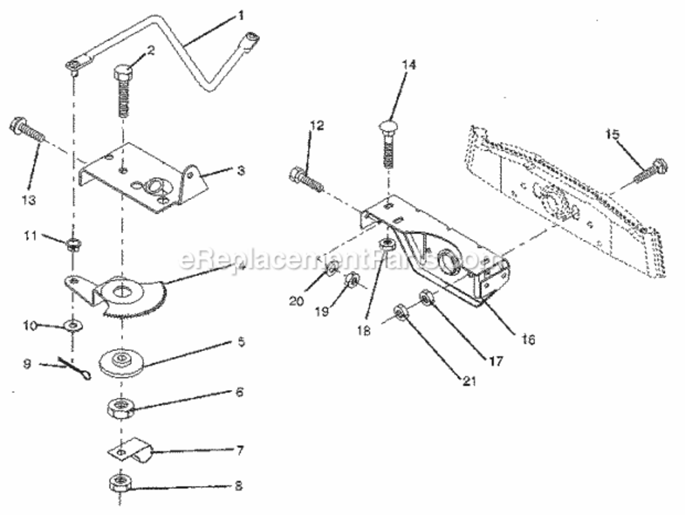 Page G Diagram and Parts List for 917257460  Craftsman Lawn Tractor