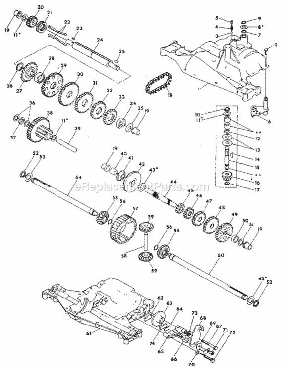 Page G Diagram and Parts List for 917257481  Craftsman Lawn Tractor