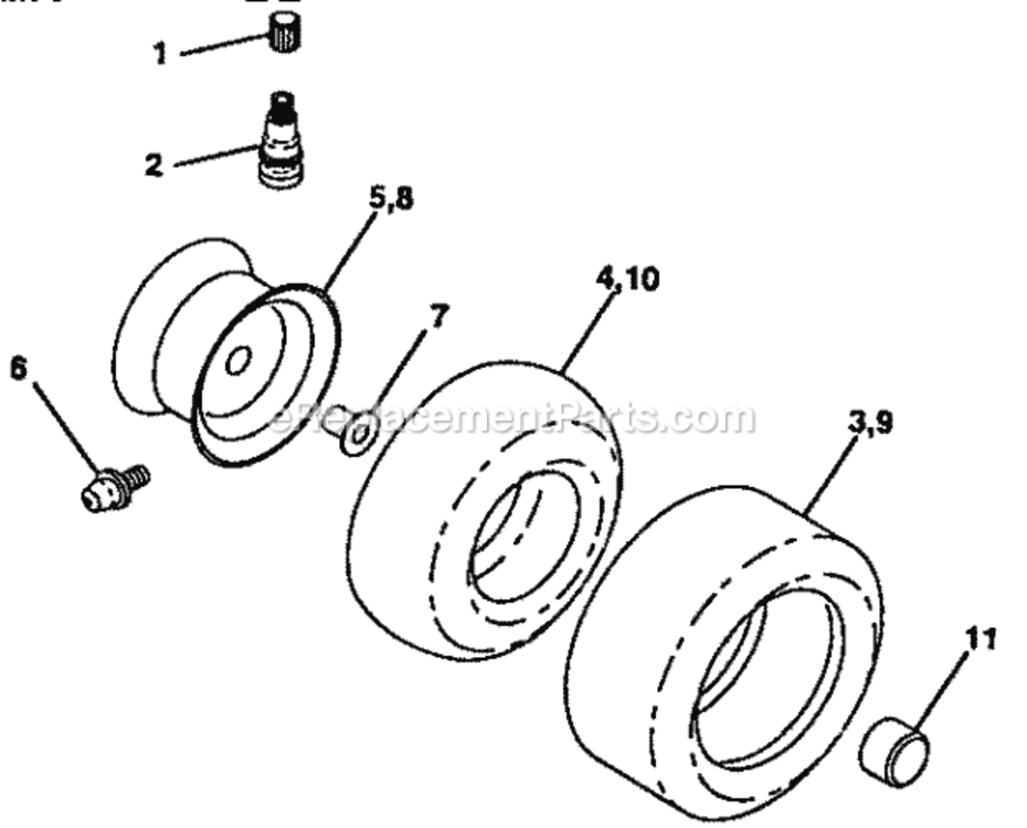 Page G Diagram and Parts List for 917257560  Craftsman Lawn Tractor