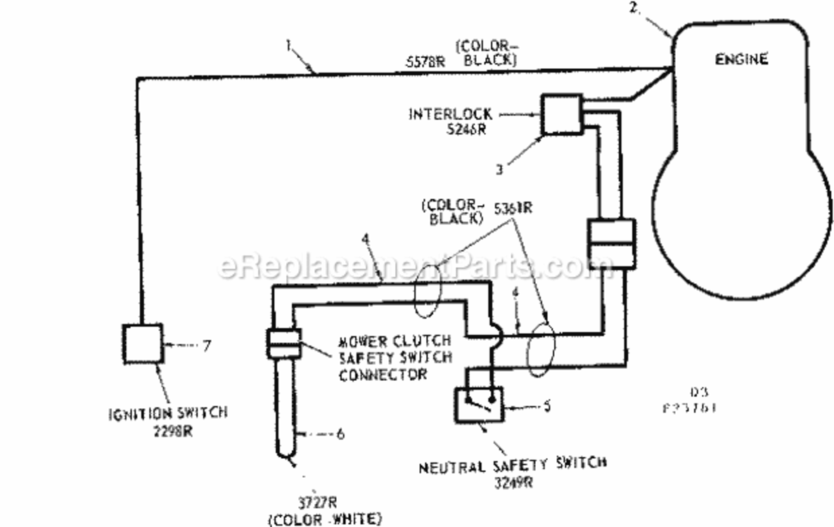 Page D Diagram and Parts List for 91725761  Craftsman Lawn Tractor