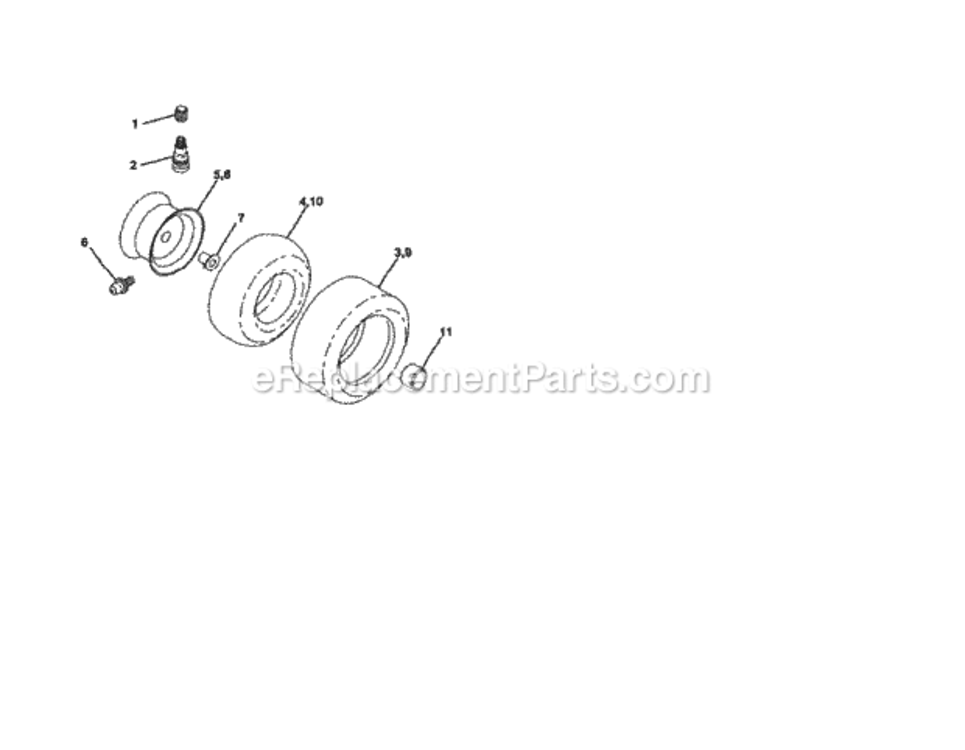 Page G Diagram and Parts List for 917257641  Craftsman Lawn Tractor