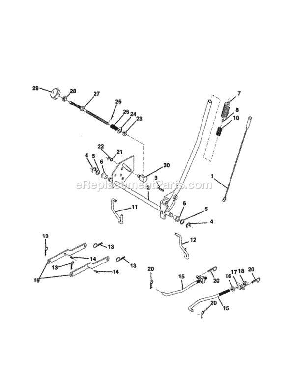 Page I Diagram and Parts List for 917257641  Craftsman Lawn Tractor