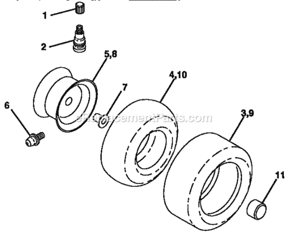 Page G Diagram and Parts List for 917257642  Craftsman Lawn Tractor