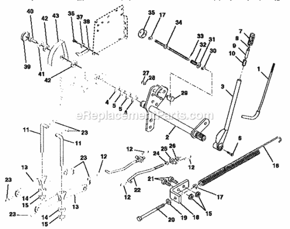Page I Diagram and Parts List for 917257720  Craftsman Lawn Tractor