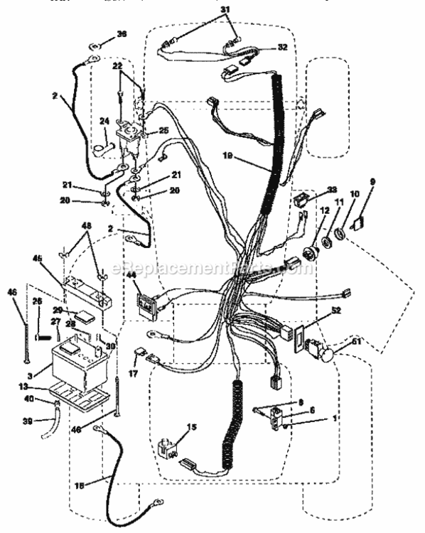 Page C Diagram and Parts List for 917257730  Craftsman Lawn Tractor