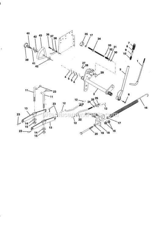 Page I Diagram and Parts List for 917257740  Craftsman Lawn Tractor