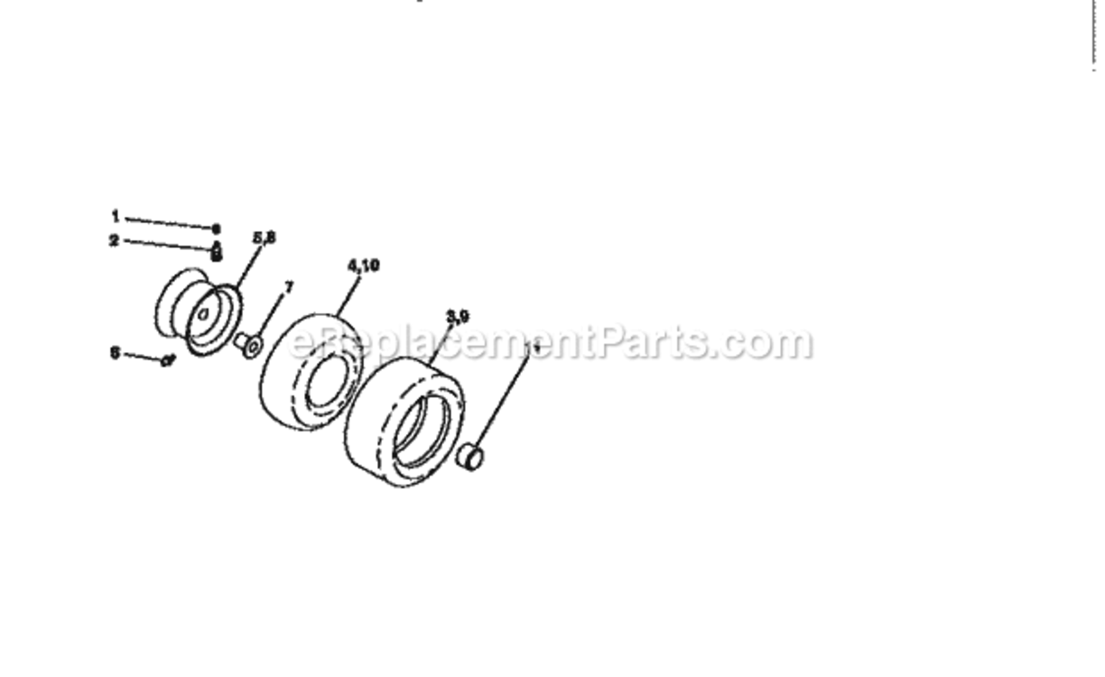 Page I Diagram and Parts List for 917258170  Craftsman Lawn Tractor