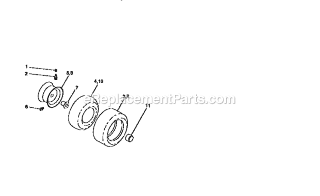 Page G Diagram and Parts List for 917258171  Craftsman Lawn Tractor