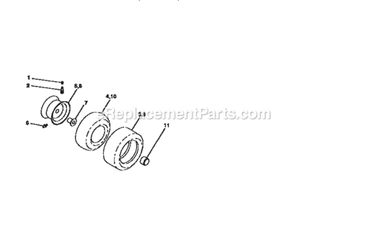 Page H Diagram and Parts List for 917258172  Craftsman Lawn Tractor