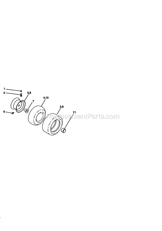Page G Diagram and Parts List for 917258331  Craftsman Lawn Tractor