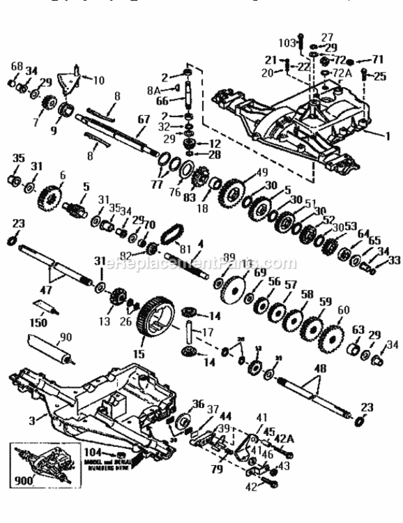 Page K Diagram and Parts List for 917258451  Craftsman Lawn Tractor
