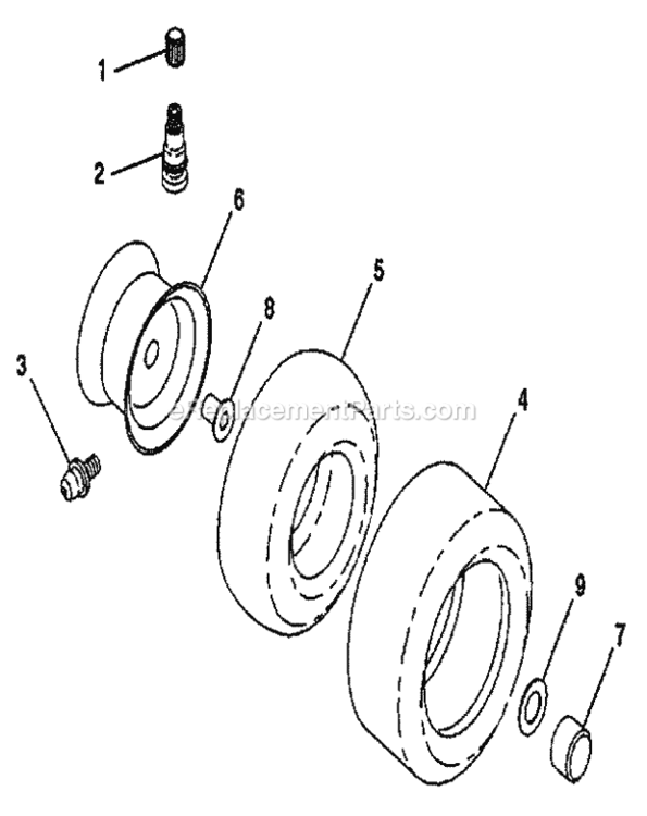 Page H Diagram and Parts List for 917258492  Craftsman Lawn Tractor