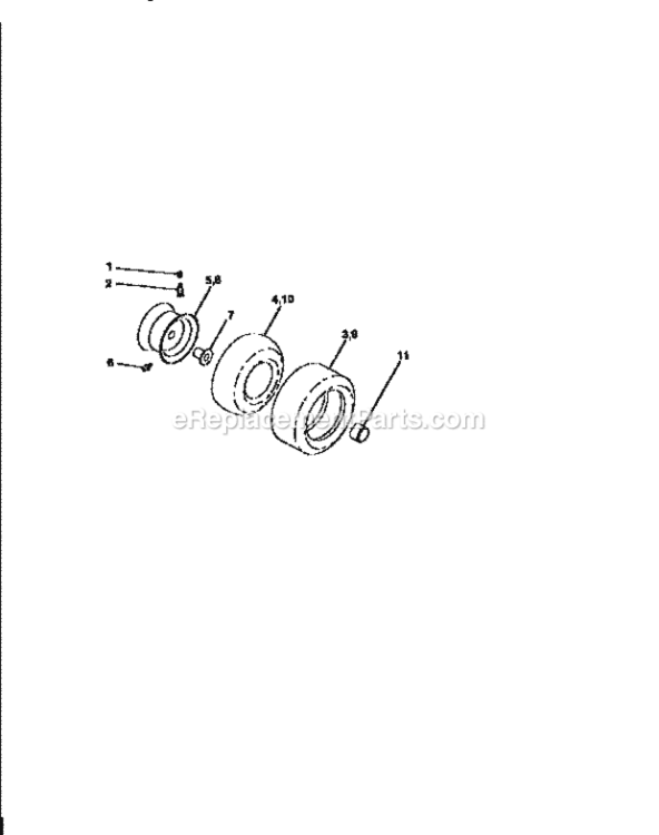 Page G Diagram and Parts List for 917258520  Craftsman Lawn Tractor