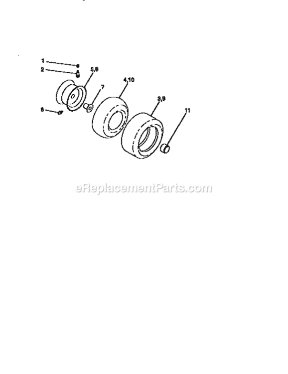 Page G Diagram and Parts List for 917258521  Craftsman Lawn Tractor