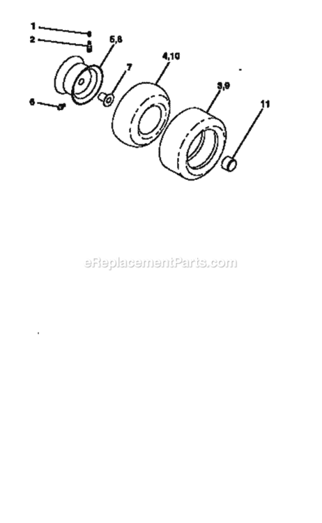Page G Diagram and Parts List for 917258523  Craftsman Lawn Tractor