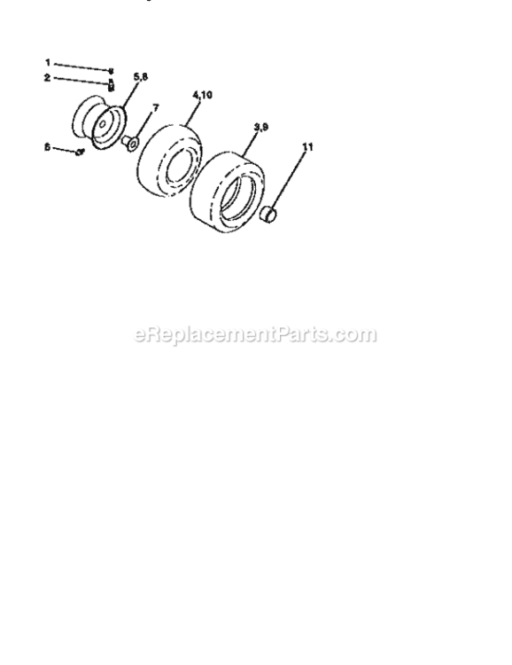 Page F Diagram and Parts List for 917258531  Craftsman Lawn Tractor