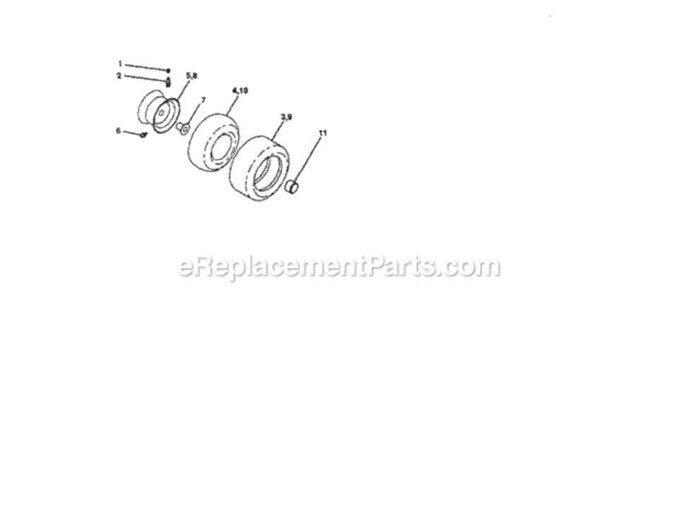 Page J Diagram and Parts List for 917258562  Craftsman Lawn Tractor