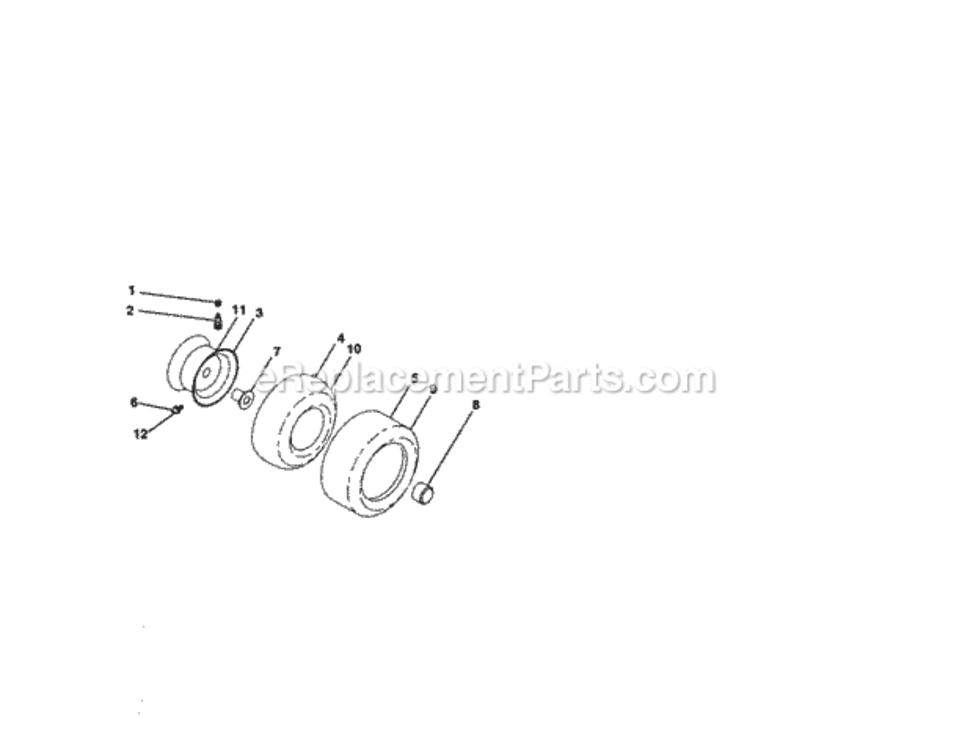 Page G Diagram and Parts List for 917258780  Craftsman Lawn Tractor