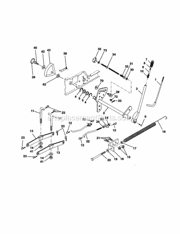 Page I Diagram and Parts List for 917258780  Craftsman Lawn Tractor